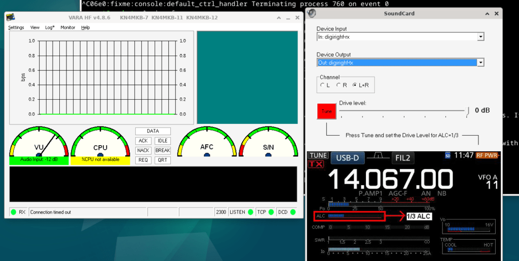 vara running on debian 12